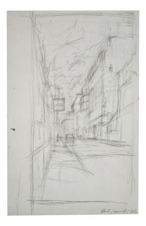 Alberto Giacometti, Strada, 1963, Original Lithograph