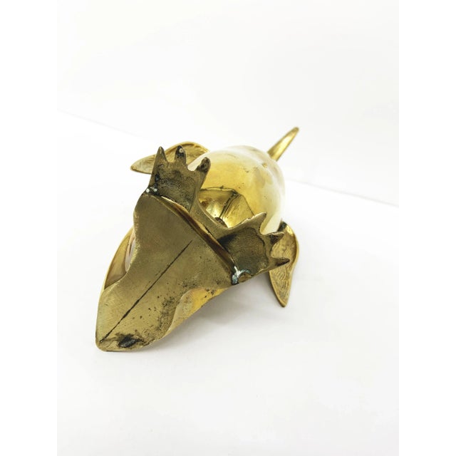 Vintage Brass Penguin Figurine For Sale - Image 4 of 7