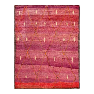 Nazmiyal Collection Berber Design Vintage Moroccan Area Rug For Sale