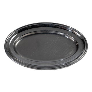 Early 20th Century France Gray Silver Tray For Sale