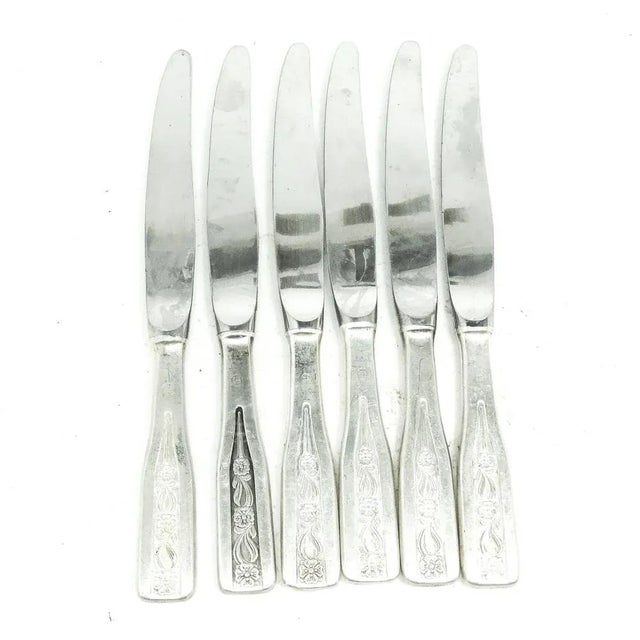 Knifes by Hefra, Poland, 1960s, Set of 6 For Sale - Image 3 of 4