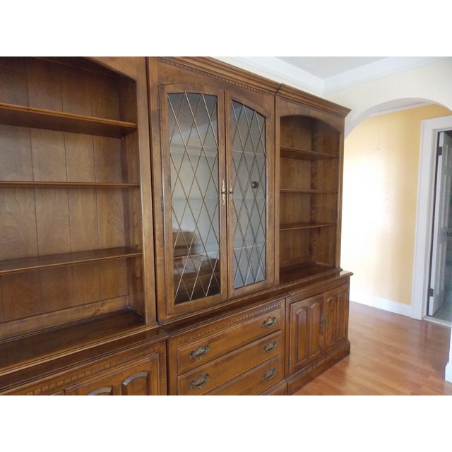 Ethan Allen Wall Unit Bookcase Chairish
