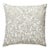 The House of Scalamandré Bali Floral Outdoor Pillow, Stone For Sale