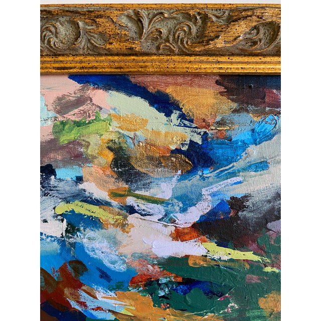 Abstract "Dramatic Sky" 2026 Framed Painting by Jessalin Beutler For Sale - Image 3 of 3