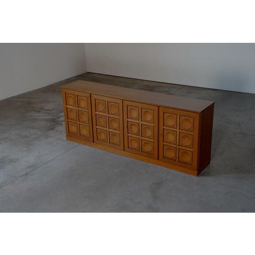 Vintage German Oak Sideboard from Bartels, 1970s For Sale - Image 3 of 7