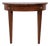 Antique Console Table in Fruitwood with Marquetry and Gilded Ornaments, 1880 For Sale