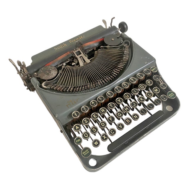 Premier Portable Typewriter from Smith, 1930s For Sale