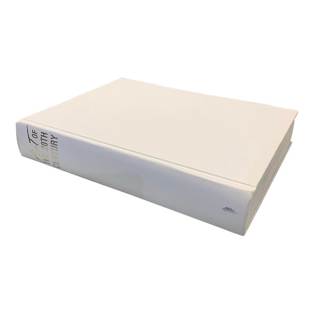 1980’s White Linen Coffee Table Book For Sale