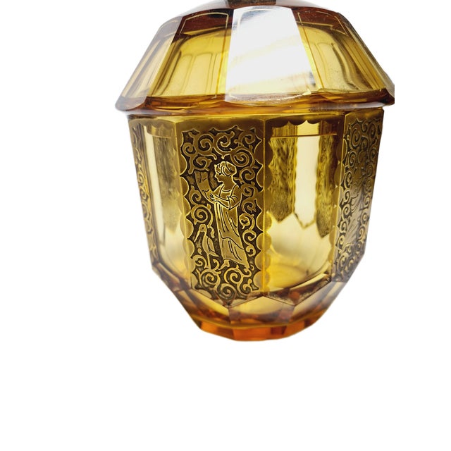 Art Deco Oroplastic Candyer from Moser, Czechoslovakia, 1930s For Sale - Image 6 of 18