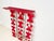 Vintage Space Age Wall Coat Rack in Red with Hat Shelf, 1960s For Sale - Image 10 of 18
