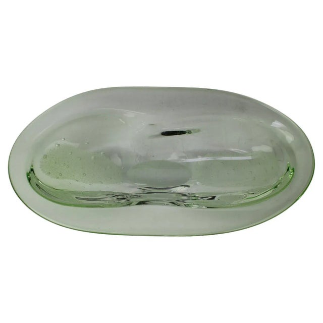 Mid-Century Art Glass Bowl by Zelezno Borske Sklo, 1960s For Sale - Image 9 of 9