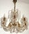 Antique Brass and Lead Crystal 7-Light Chandelier from Preico, 1980s, in Very Good conditions. Designed 1980 to 1989 This...