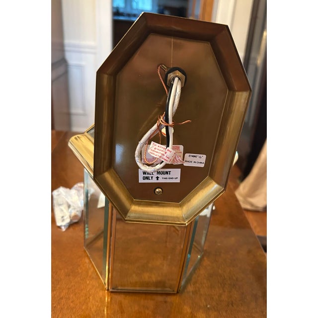 2020s Kichler Solid Brass Lantern For Sale - Image 5 of 5