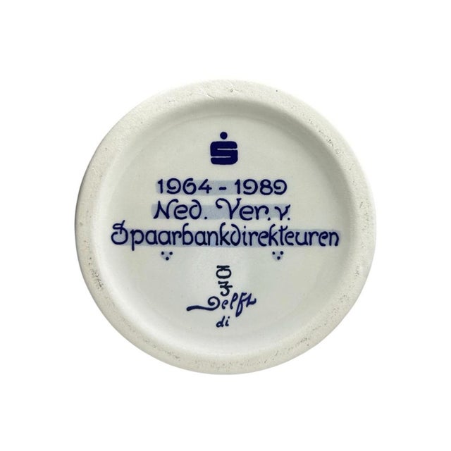 Vintage Hand-Painted Money Box by Royal Delft, 1989 For Sale - Image 14 of 17