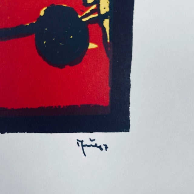 1967 Artist's Proof Signed and Numbered Abstract Figurative Print of Rasputin For Sale In New York - Image 6 of 12