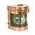 Large Antique Red Copper Ships Lantern For Sale - Image 9 of 11