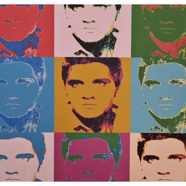 Printmaking Materials After Andy Warhol, Elvis Presley, 1980s, Lithograph For Sale - Image 7 of 9