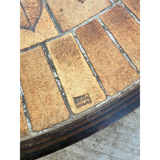 Round Herbarium Coffee Table by Roger Capron, 1950s For Sale - Image 6 of 18