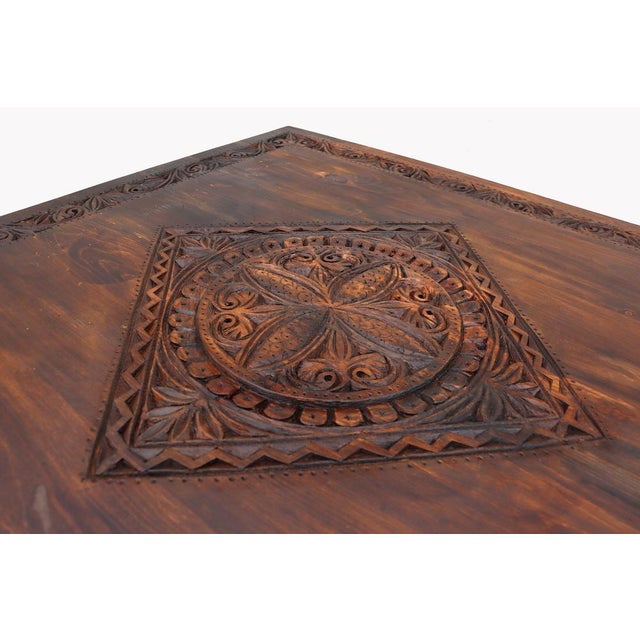 Vintage Wooden Dining Table, 1970s For Sale - Image 16 of 17