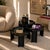 Black Nesting Tables by Giotto Stoppino for Kartell, Italy, 1960s, Set of 3 For Sale - Image 15 of 16