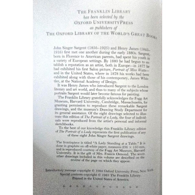 Navy Blue "The Portrait of a Lady", Henry James, Oxford Library of World's Great Books For Sale - Image 8 of 8