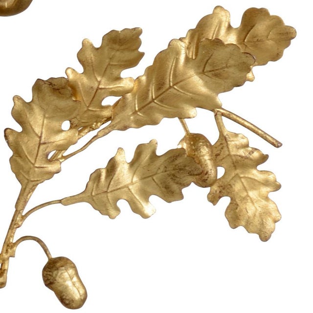 Gold Leaf Finished Oak Branch On A Green Mount With An Ivory Paper Shade With Gold Soutache Clean with a dry cloth