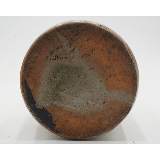 g.w. Fulper & Bros. Blue Stoneware Jug W. Handle For Sale - Image 12 of 12