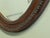 Large Edwardian Wood Finish Oval Mirror, 1900 For Sale - Image 3 of 7