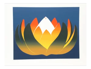 John Cedarstrom, "Water Lily Flower", Serigraph