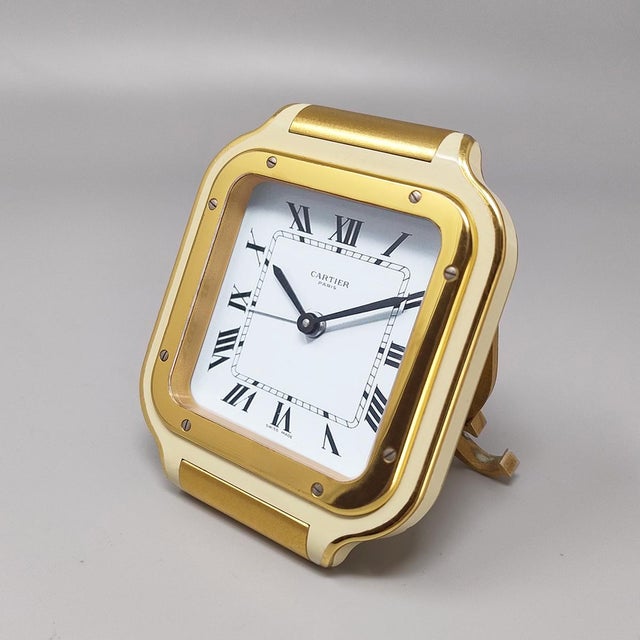 Alarm Clock Pendulette from Cartier, 1990s For Sale - Image 4 of 10