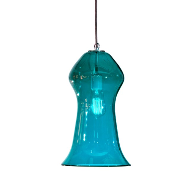 Not Yet Made - Made To Order Gama Pendant Light from the Versuvius Collection in Lagoona For Sale - Image 5 of 5