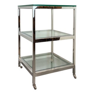 Side Table from Belgo Chrome, 1980s For Sale