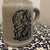 American Vintage Monmouth Stoneware Mug - Havanas Natural Leaf Tobacco For Sale - Image 3 of 8
