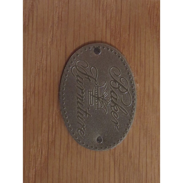 1990s Vintage Baker Inlaid Mahogany 4 Door English Style Breakfront For Sale - Image 11 of 12