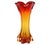 Large, colorful mid-century Murano glass vase out of the famous glass art workshops of Sommerso on the little island of...
