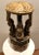 Unique Mid-Century Modern Vintage African Tribal Carved Wood Stool, totem design, Circa, 1960’s