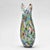 Glass Murano Millefiori Glass Vase With Dual-Point Crown Rim For Sale - Image 7 of 11