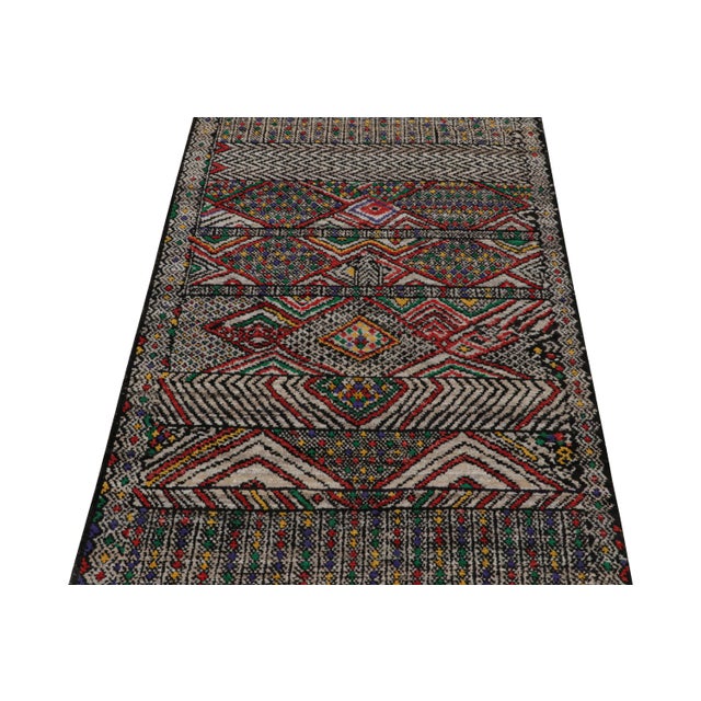 Modern Rug & Kilim’s Modern Moroccan Style Rug With Polychromatic Patterns For Sale - Image 3 of 7