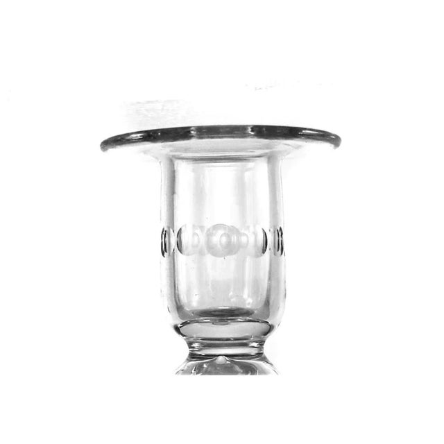 Hawkes Sterling Candlesticks and Bowl For Sale - Image 11 of 13