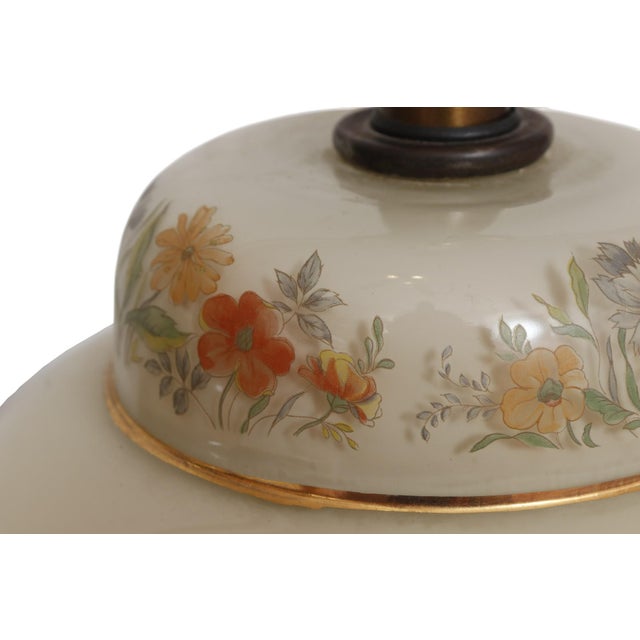 Glass Chinoiserie Glass Table Lamps, a Pair For Sale - Image 7 of 11