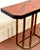 Late 20th Century Modern Faux Tortoiseshell Inlaid & Brass Console Table For Sale - Image 5 of 11