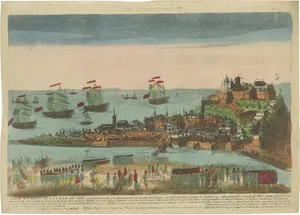Siege of Nice by Chereau, 1790, Paper