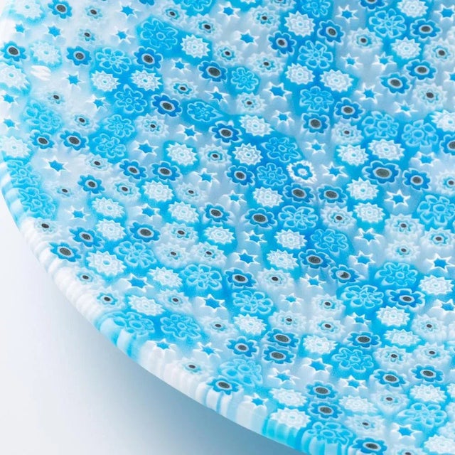 Contemporary Murano Glass Millefiori Plate by Ercole Moretti For Sale - Image 3 of 4