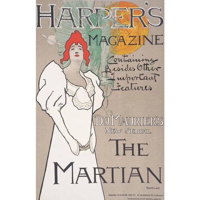 Fred Hyland, Harper’s Magazine (The Martian), 1897, Lithograph For Sale - Image 9 of 9