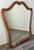 Vintage French Wall Mirror with Curved Oak Frame For Sale - Image 10 of 10