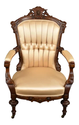 Jelliff Victorian Renaissance Revival Arm Chair