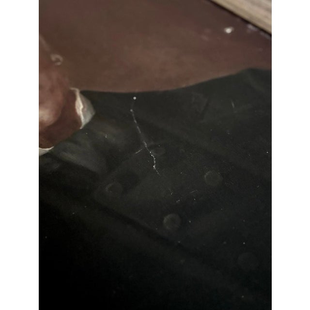 Late-18th Century Dutch School Portrait Oil on Canvas Painting For Sale - Image 17 of 18