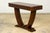 1930s French Art Deco Walnut Console Table For Sale - Image 9 of 18