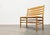 Mid-Century Modern Set of Scandinavian Papercord Bench and Chair in Oak from TS For Sale - Image 3 of 18