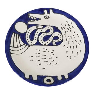 1990s Curras 10 Famous Artist Brothers Miami Art Ceramic Plate For Sale